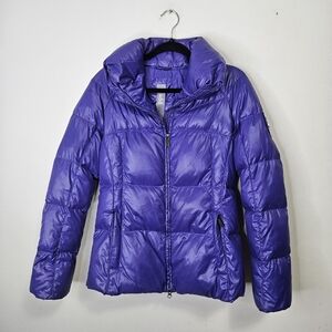 Add Down ICON 10 Purple Down Puffer Jacket Coat Women's Sz 8